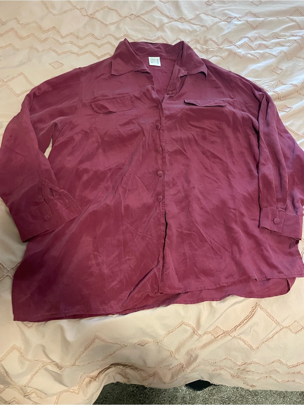 Beautiful vintage euro silk top